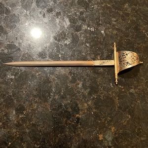 Vintage Toledo Spain Sword Letter Opener